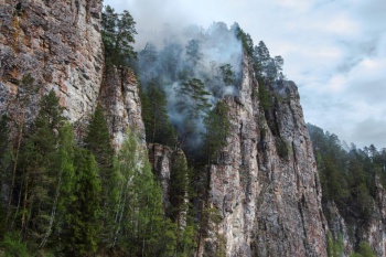 Туристы устроили большой пожар в природном парке под Нижним Тагилом